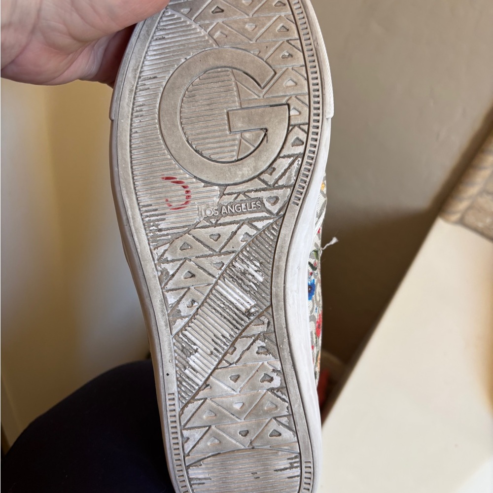 GBG Los Angeles Floral Canvas Slip-Ons Women’s Size 11M Floral Athletic - Picture 5 of 7